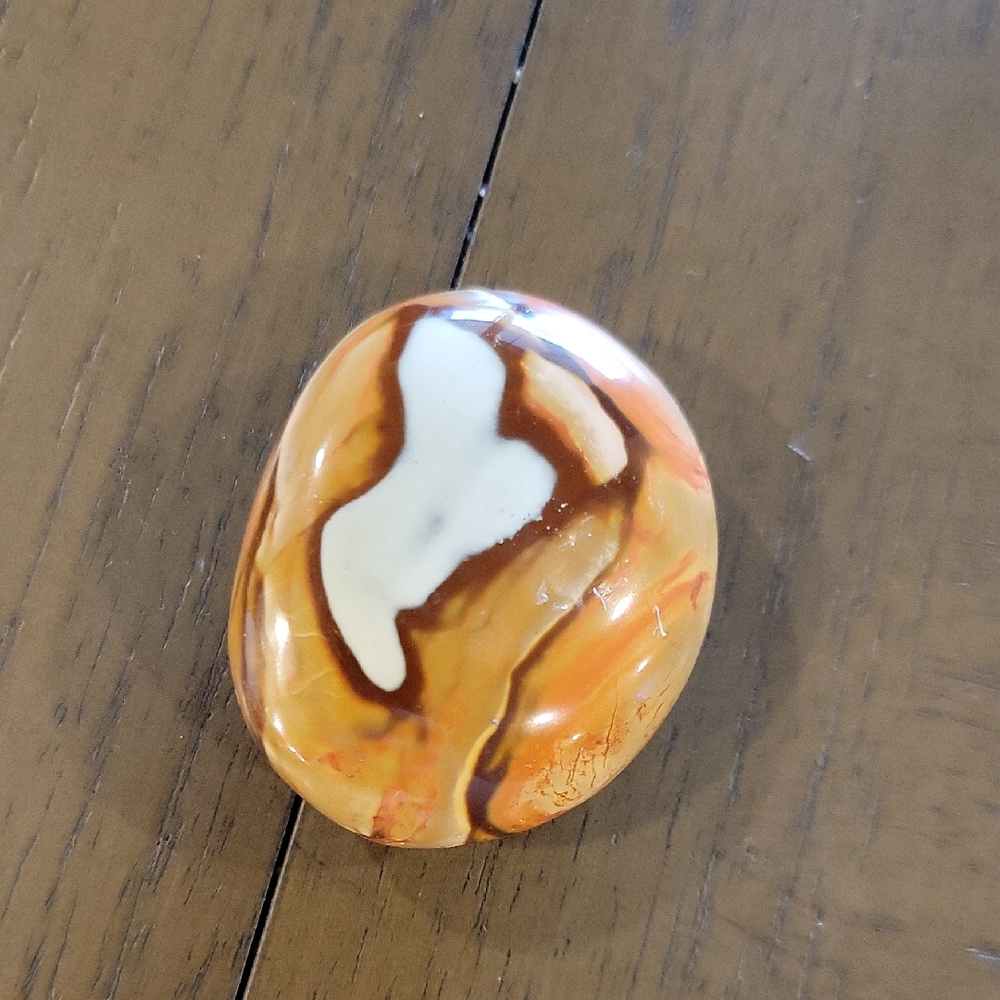 Polychrome Crystal Palm Stone